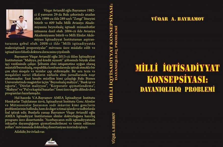 “Milli iqtisadiyyat konsepsiyası: dayanıqlılıq problemi” adlı monoqrafiya çap olunub 1
