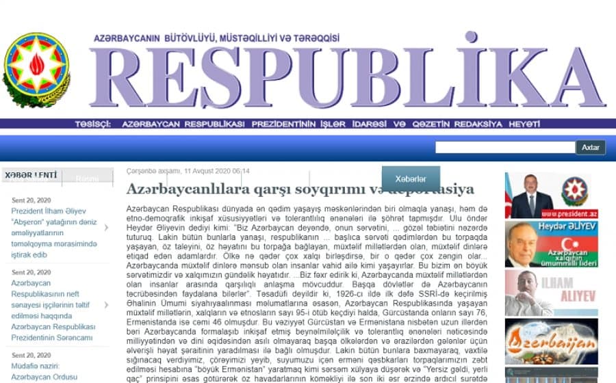 Azərbaycanlılara qarşı soyqırımı və deportasiya 1
