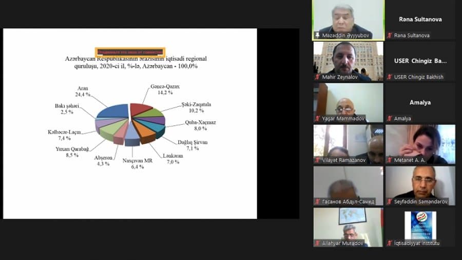 Elmi Seminarda Azərbaycanın regionlarının iqtisadi potensialından istifadənin effektivliyi müzakirə olunub 1