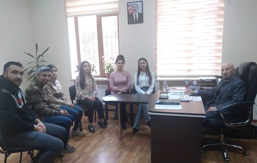 Post-konflikt Ərazilərin Bərpası Elmi Mərkəzində magistrlərlə görüş keçirilib 1