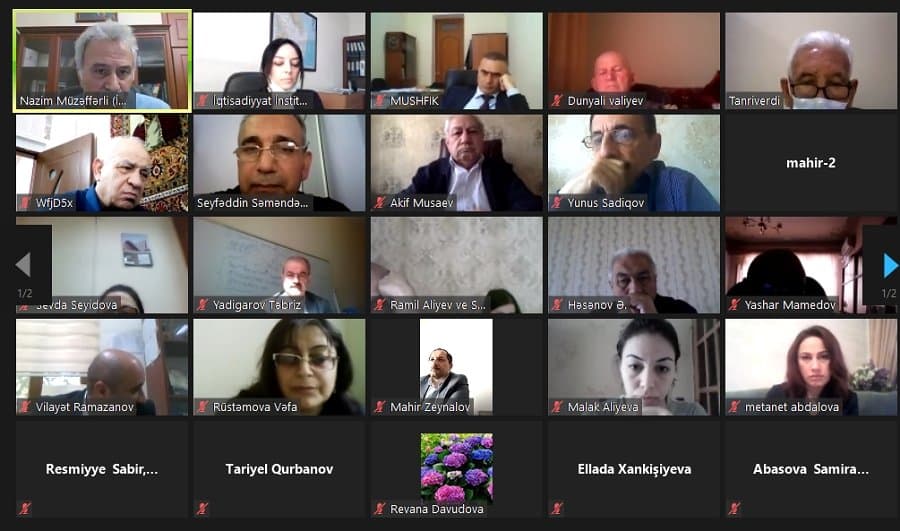 İqtisadiyyat İnstitutunda "Nizami Gəncəvinin əsərlərində iqtisadi motivlər" mövzusunda elmi seminar keçirilib 1