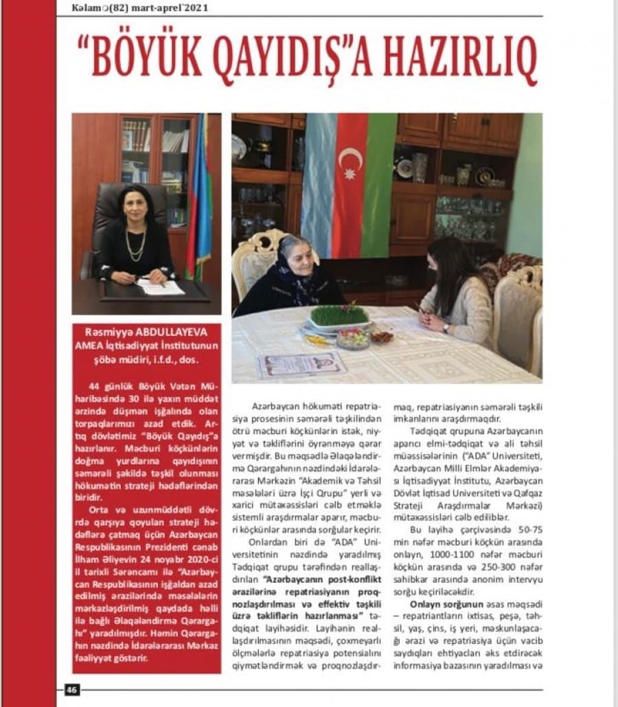 “Böyük Qayıdış”a hazırlıq 1