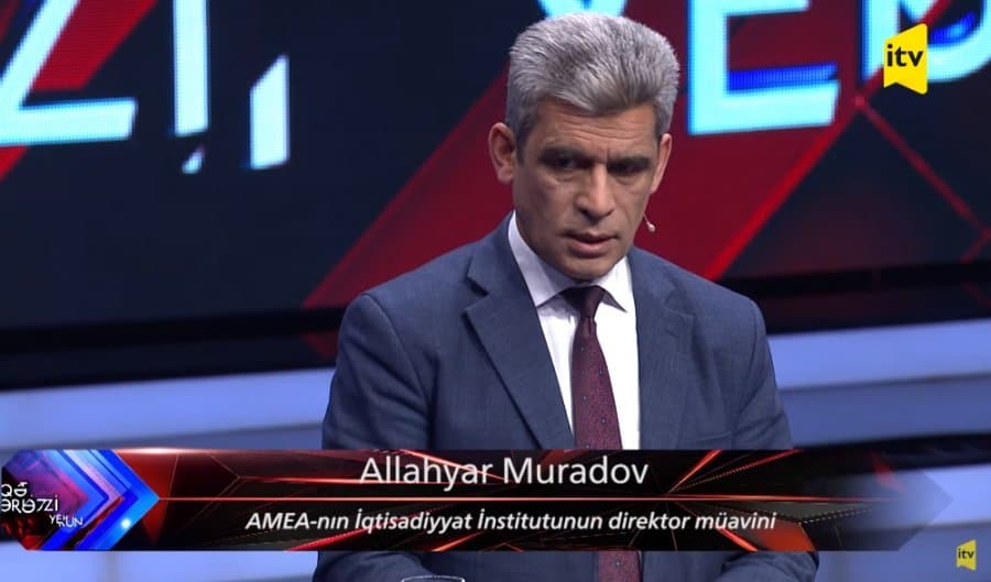 İqtisadiyyat İnstitutunun direktor müavini İctimai TV-nin “Diqqət mərkəzi - Yekun” proqramının qonağı olub 1