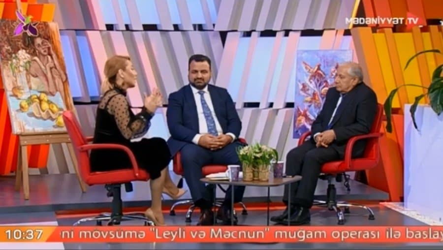 Professor Akif Musayev Mədəniyyət  TV-nin "Nəcib söhbətlər" proqramının qonağı olub 1
