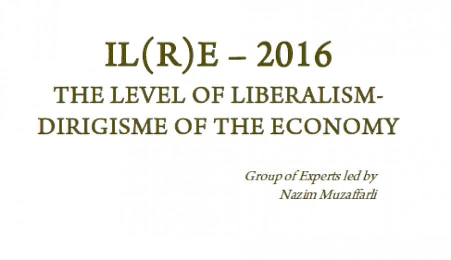 IL(R)E – 2016: The Level of Liberalism-Dirigisme of the Economy 1