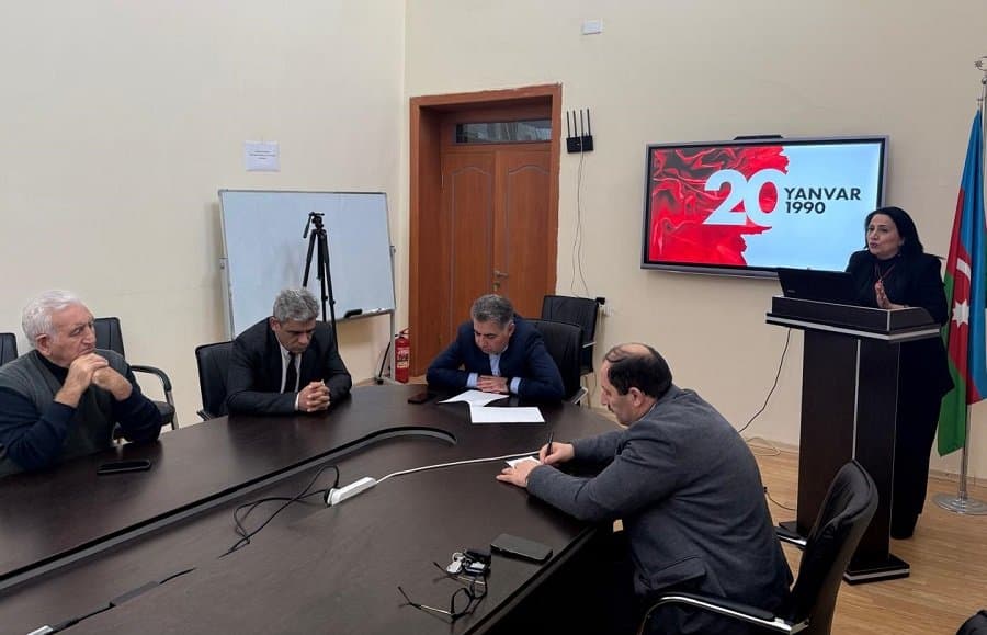 В Институте экономики почтили память шехидов 20 января 3