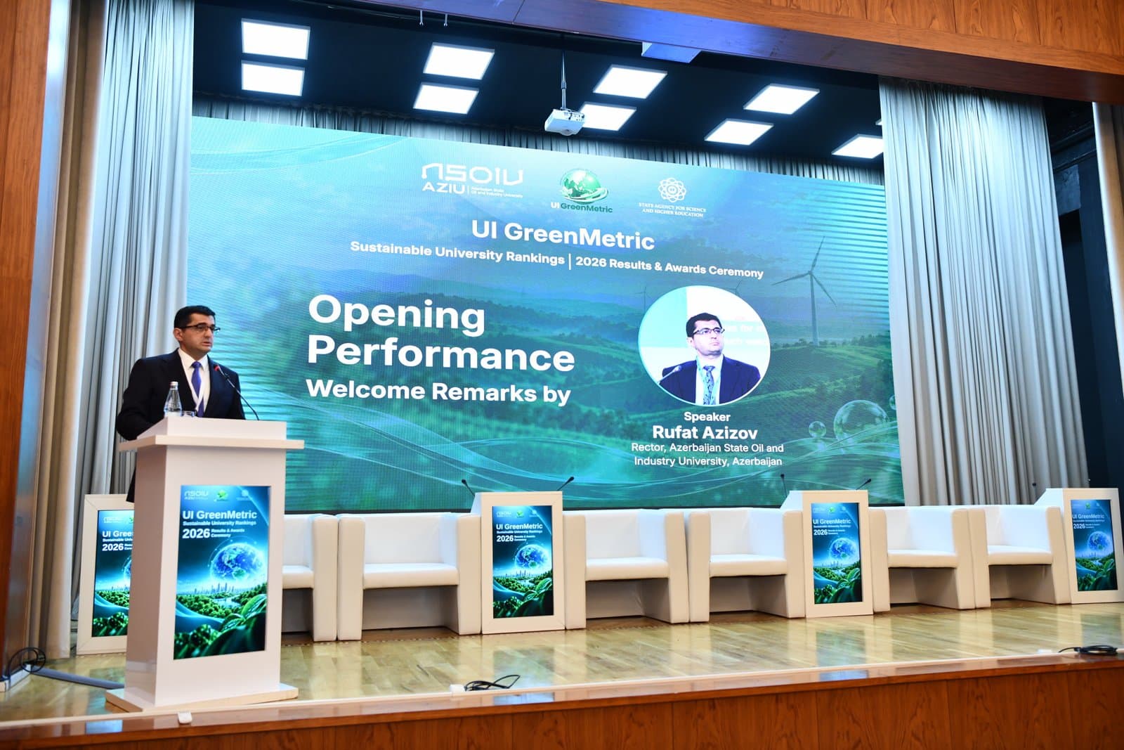 İqtisadiyyat İnstitutunun alimləri ADNSU-da “UI GreenMetric Dayanıqlı Universitetlərin Reytinqi: 2026-cı il üzrə nəticələr və mükafatlandırma mərasimi”də iştirak ediblər 3