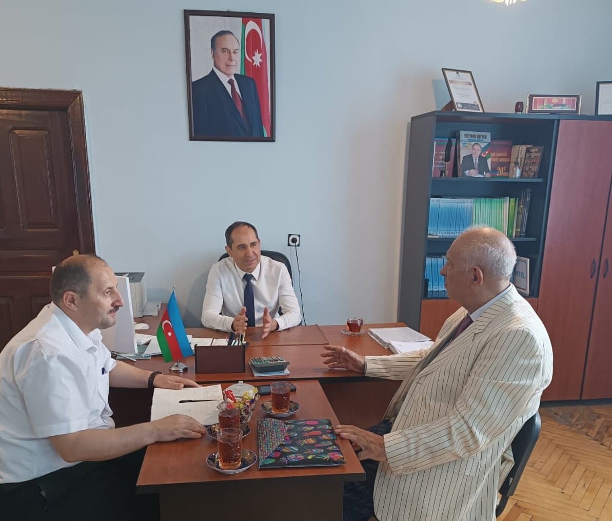 Scientists of the Institute of Economics conduct scientific research in the Agdash region 4