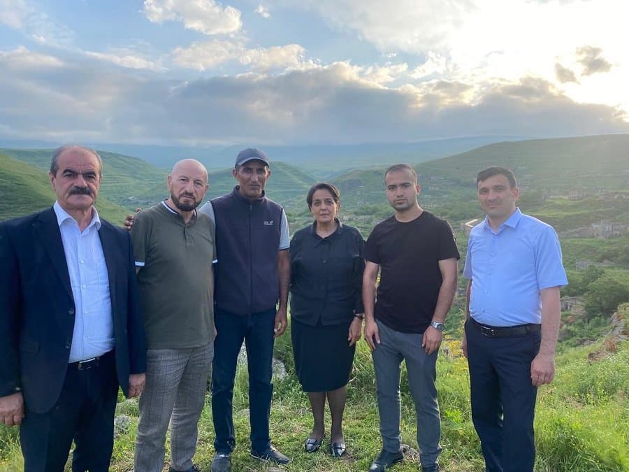 Prezidentin Laçın rayonunda xüsusi nümayəndəsi Məsim Məmmədov Post-konflikt Ərazilərin Bərpası Elmi Mərkəzinin əməkdaşlarını qəbul edib 2