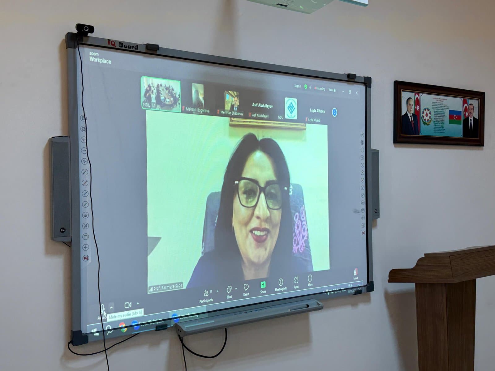 Professor of the Institute of Economics carried out training for the students of Nakhchivan State University 2