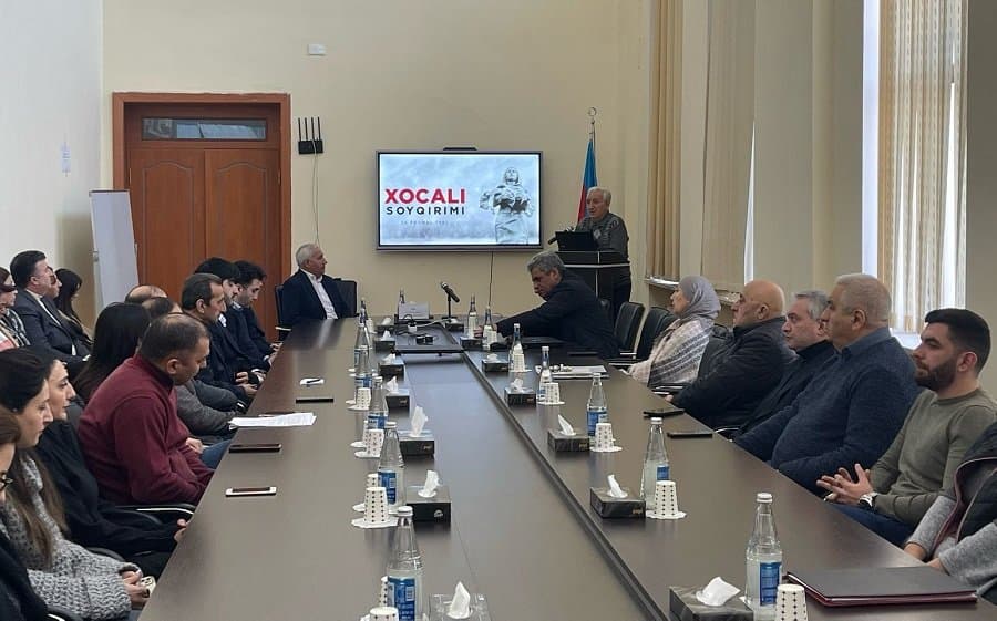 В Институте экономики состоялось памятное мероприятие, посвященное Ходжалинскому геноциду 3
