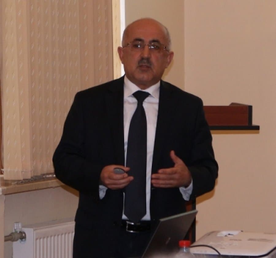 The presentation by Jahangir Abdullayev director of Banking Training Canter on 16.10.2015