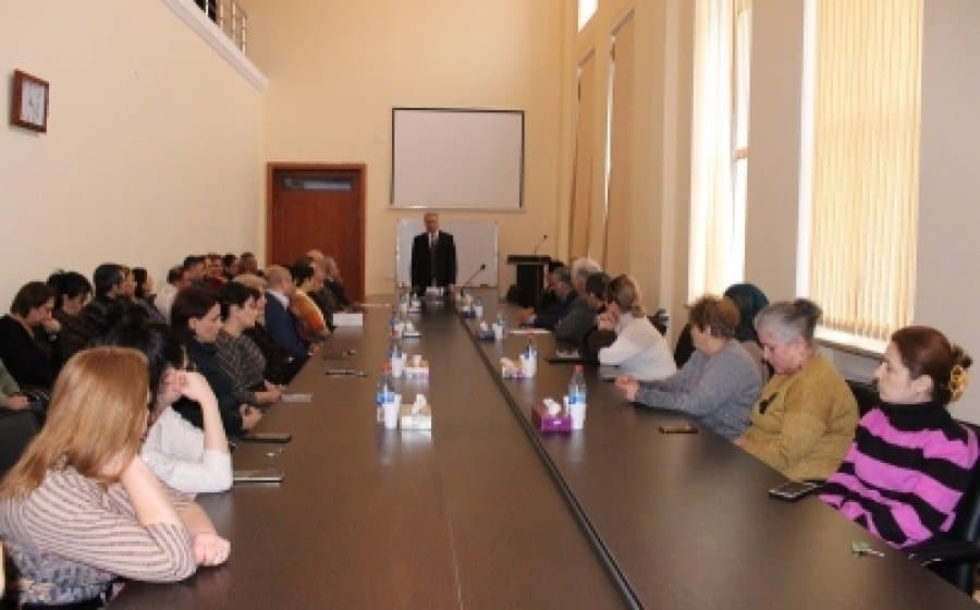 Commemorated the 20 January martyrs at the Institute of Economics of ANAS