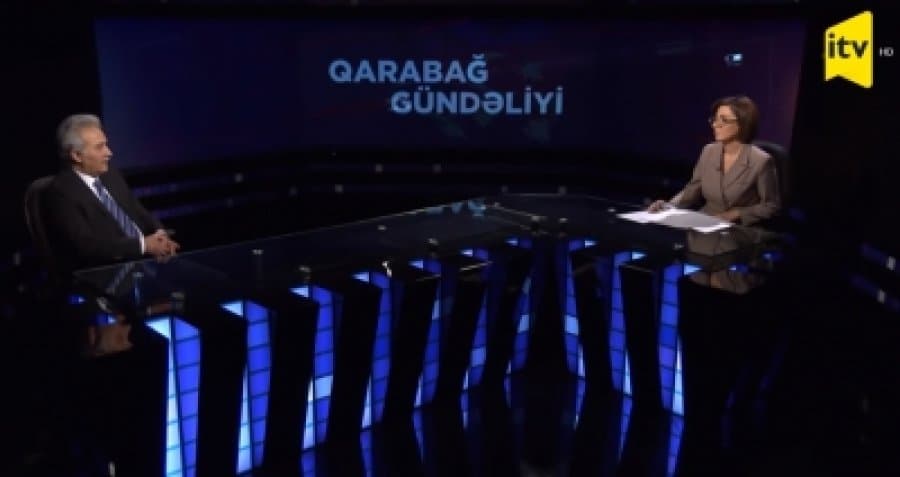 Professor Nazim Muzaffarli was a guest of Public TV's "Karabakh Diary" program