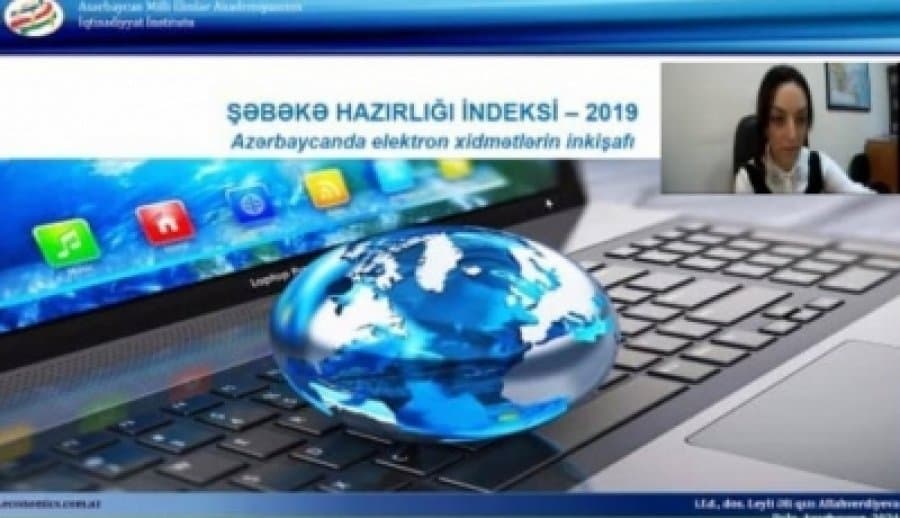 At the Institute of Economics held the scientific seminar on "Network Readiness Index - 2019: Development of e-services in Azerbaijan" 1